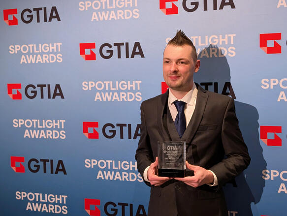 John Fisher named Future Leader at GTIA UK & Ireland Spotlight Awards