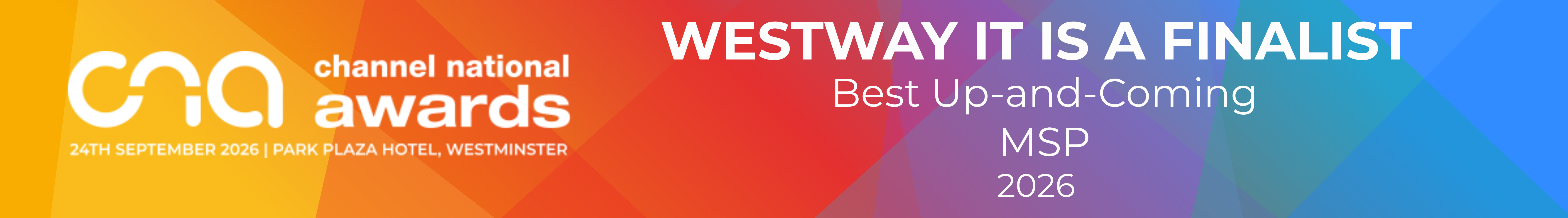 Channel National Awards Westway IT is a Finalist